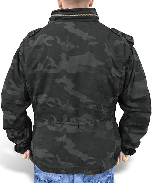 Surplus Us Jacke M Regiment Mit Einlage Black Camo Army Shop